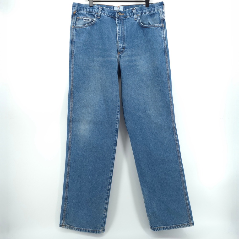 Tyndale Mens Jeans F235T 38x34 Blue FRMC Flame Resistant Workwear USA Made